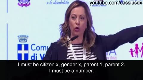 Italy PM Giorgia Meloni Electrifying Speech to World Congress of Families