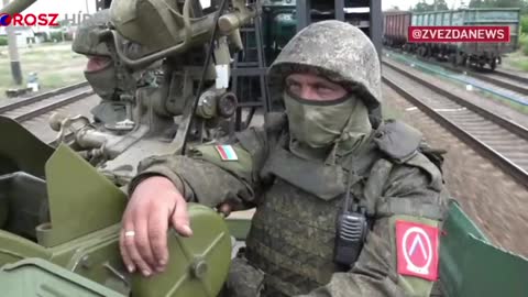 Az orosz erők bevetették a Jenyiszej páncélvonatot