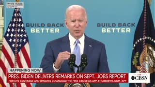 Biden blames his dismal September jobs report on COVID