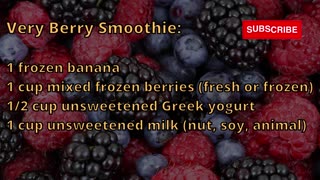 THREE EASY WEIGHT LOSS AND HEALTHY SMOOTHIE RECIPES