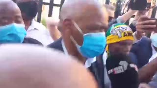 Ace Magashule arrives at Jacob Zuma