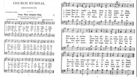Church Hymnal #1 Come Thou Almighty King (Acapella)