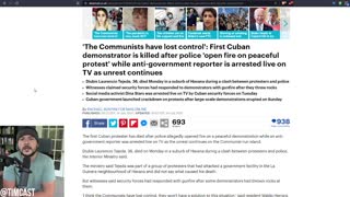 Cuban Communist Regime In PANIC, Open Fire On Peaceful Protesters, Democrats REJECT Cuban Refugees