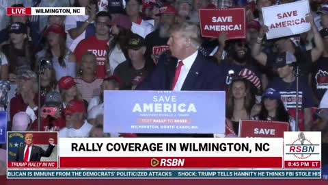 Wilmington, NC - President Trump Endorses Sandy Smith for Congress at Rally