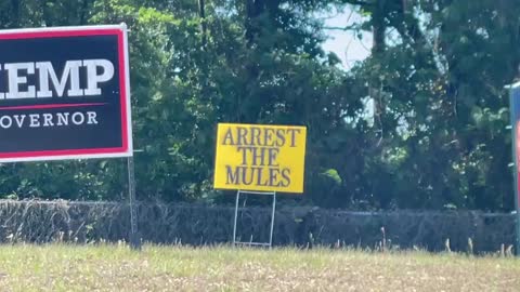 ARREST THE MULES Signs in Savannah