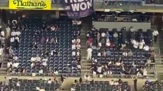 "Trump Won" Banner Drives the Libs WILD at Yankees Stadium