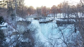 Frozen Falls in MN