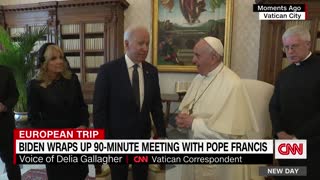 Biden tells the Pope: “You’re 65, I’m 60”