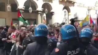 Protesters in Italy clash with Police