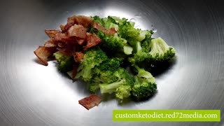 Easy Keto Diet Recipe Bacon and Broccoli Salad