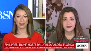 Former President Trump holds rally in Sarasota, Florida