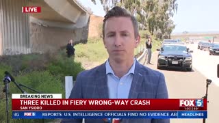 Two San Diego Police Officers Killed In Fiery Crash by Wrong Way Driver