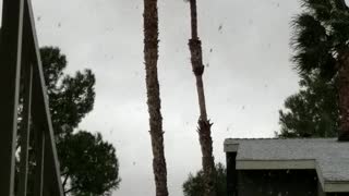 Southern California Hail storm