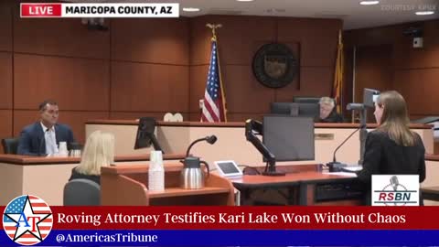 Roving Attorney declared Kari Lake Winner without chaos.