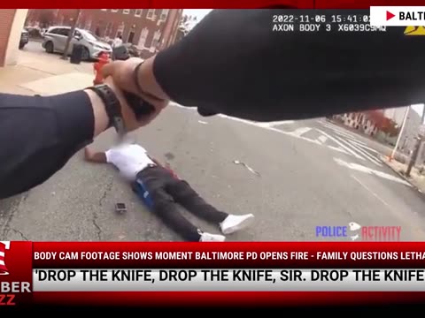 WATCH: Body Cam Footage Shows Moment Baltimore PD Opens Fire - Family Questions Lethal Force