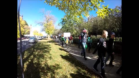 Totally Peaceful Protest, Medical Freedom Rally and March, St Paul Minnesota 10/23/2021