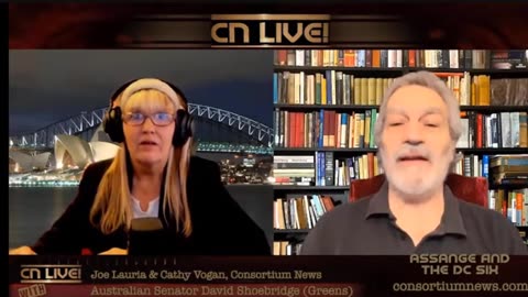Julian Assange - The Australian Delegation In D.C. w/ Joe Lauria & Cathy Vogan (Consortium News)