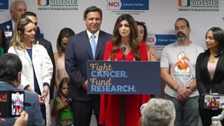 First Lady Casey DeSantis - $100 Million for Florida’s Top Cancer Centers
