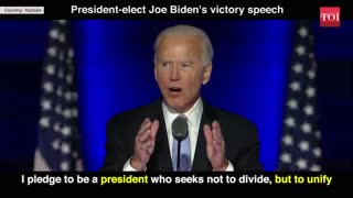 President-Elect Joe Biden's First Address: Full Speech