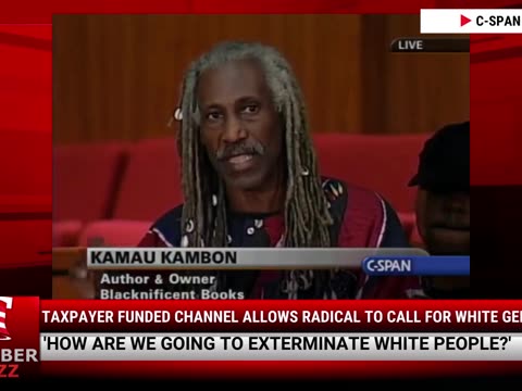 TWITTER-VERSE: Taxpayer Funded Channel Allows Radical To Call For White Genocide