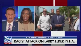 Candace Owens Calls Attack On Larry Elder By Woman In Gorilla Mask ‘Disgusting’