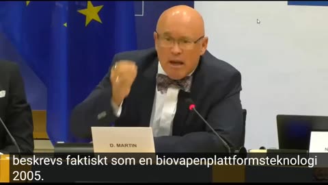 Dr. David E Martin: Sanningen om Covid - tal inför EU-parlamentet. SVENSKTEXTAD