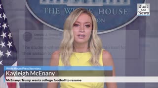 McEnany: Trump wants college football to resume
