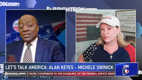 #166 There Is No Left Or Right, Just One Big Happy & Demonic Uniparty! We The People Need To Understand The POWER We Have & Take Back America! | DR. ALAN KEYES & MICHELE SWINICK
