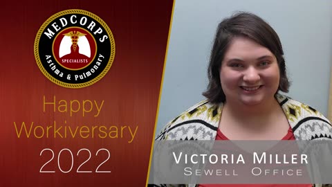 Happy one year work anniversary to Victoria