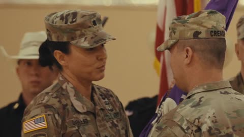 Taking command of the 440th Civil Affairs Battalion