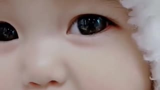 Beautiful little Japanese baby girl