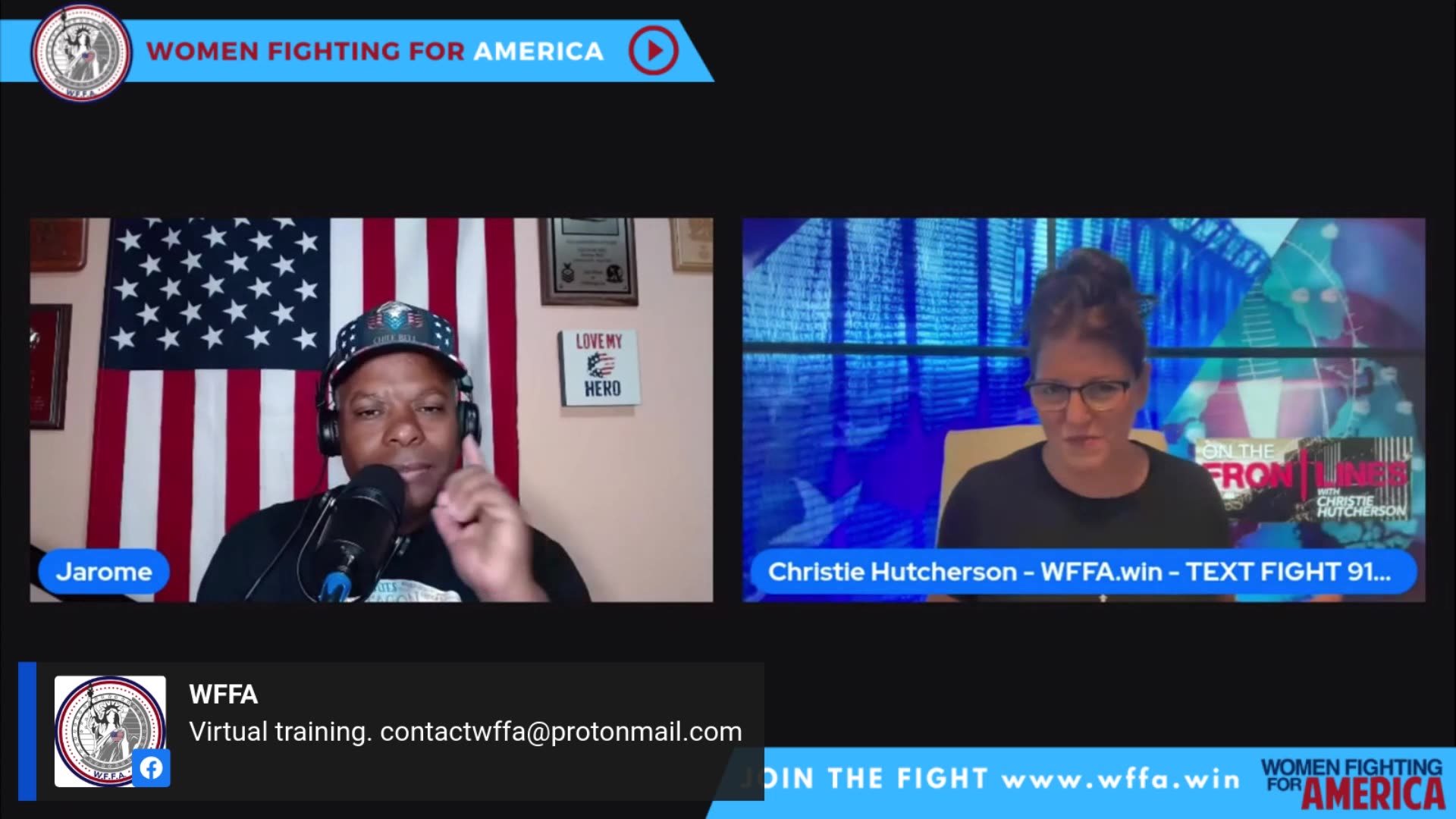 Christie Hutcherson Joins Jarome Bell with The Radical Republicans LIVE