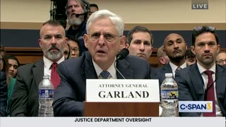 Merrick Garland sounds likes he's scared to death to answer this question!