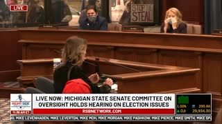 Witness #7 testifies at Michigan House Oversight Committee hearing on 2020 Election. Dec. 2, 2020.
