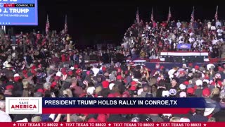 LIVE: President Donald J. Trump in Conroe, Texas