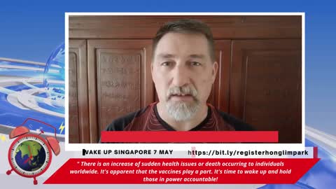 A message from Brad Bowyer. Wake Up Singapore.