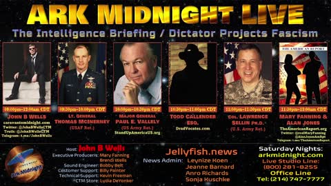 The Intelligence Briefing / Dictator Projects Fascism - John B Wells LIVE