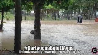 Video: Cartagena bajo el agua