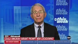 Fauci Setting the Table For New COVID Omicron Lockdowns