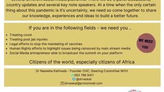 Invitation to African Health Summit