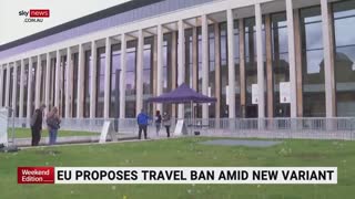 EU urges travel bans amid concerns over Omicron COVID-19 variant