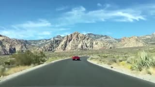 Lamborghini in Red Rock Canyon | Las Vegas Nevada