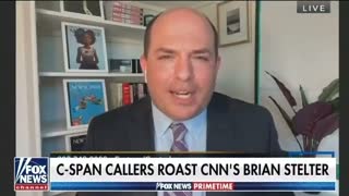 WATCH: C-SPAN Callers ROAST Brian Stelter to His Face While He Sips Nervously on Vitamin Water