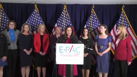 Clip from Press Conference with Congresswoman Elise Stefanik on E-PAC Rising Stars. 11.30.21.