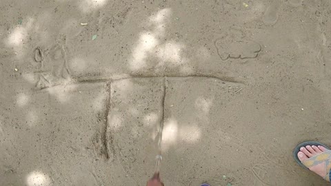 Gospel in 45 seconds in the sand