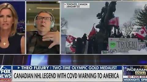 Theo Fleury tells Fox News that over 1,000,000 people are headed to Ottawa to demand the resignation of Trudeau