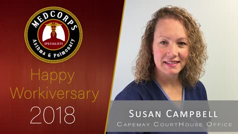 Happy work anniversary to Susan Campbell