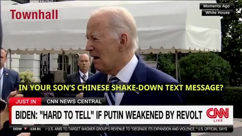 Biden LOSES IT When Reporter Asks About His Role In 'Chinese Shake-Down' (VIDEO)