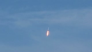 SpaceX Launch Dec. 9th 2020 viewed from Cape Canaveral