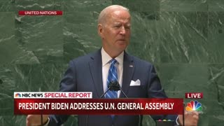 BREAKING NEWS-biden addresses 76th U.N. general assembly
